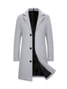 Men's Woolen Coat Slim-fit Mid-length Trench Coat