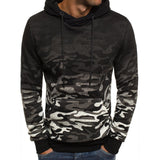 Pullover mit Camouflage-Farbverlauf