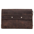 Retro Multifunctional Crazy Horse Leather Men's Clutch - Dazpy