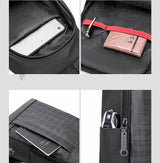 Fashion Men's Simple Polyester Messenger Bag - Dazpy