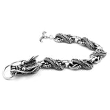 Men's Leading Stainless Steel Couple Bracelet - Dazpy