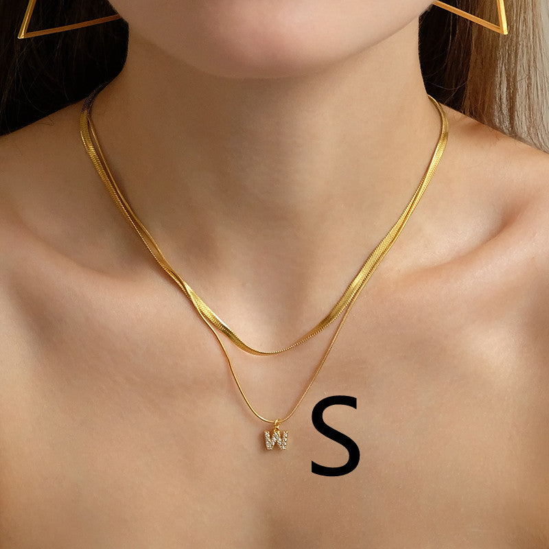 Women's New Fashion Alphabet Necklace - Dazpy