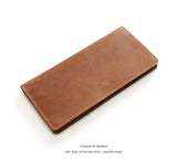 Retro leather wallet long ultra-thin first layer leather wallet - Dazpy