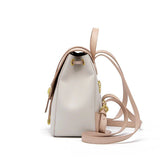 Mochila elegante de cuero de vaca