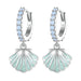 Shell Nano S925 Silver Earrings - Dazpy