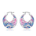 Women's Colorful Bud Drip Earrings With Enamel Glaze - Dazpy