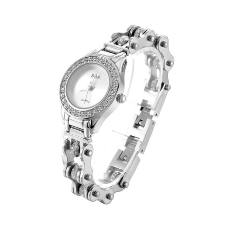 Creative Women's Bicycle Chain Quartz Watch - Dazpy