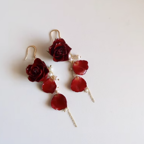 New Fashion Summer Rose Earrings - Dazpy