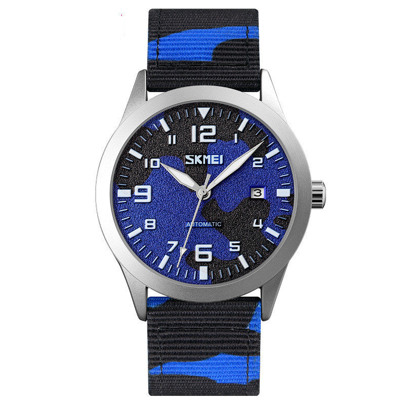 Sport Camo Nylon Strap Automatic Mechanical Watch - Dazpy