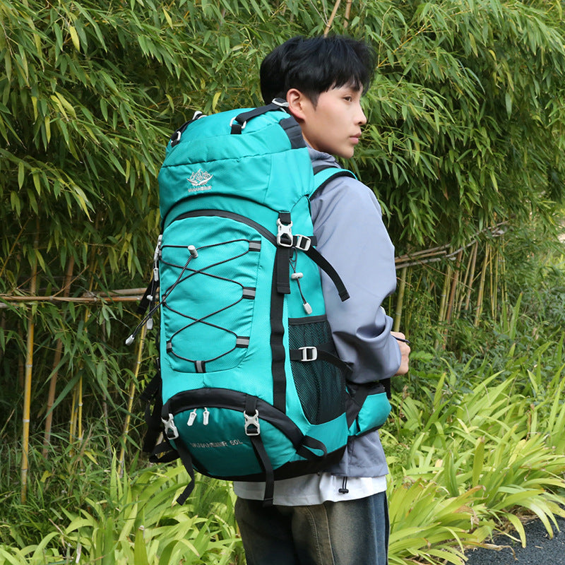 Hiking Camping Travel Outdoor Sports Hiking Bag 60 Liters Large Capacity Backpack