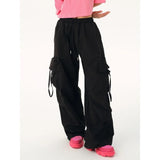 Vintage Wide-Leg Cargo Pants for Women