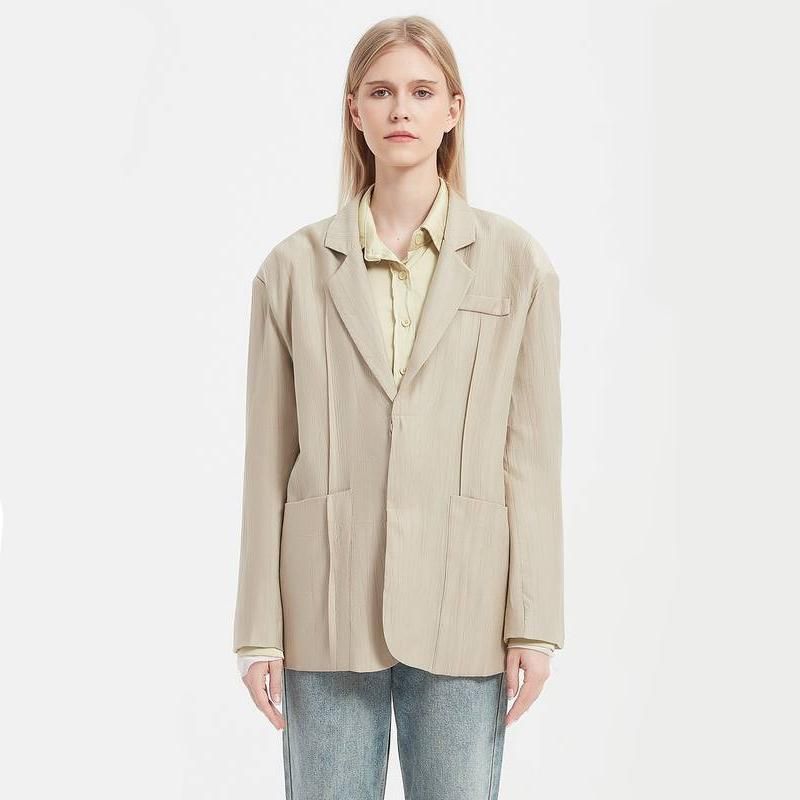 Elegant Khaki Blazer for Women