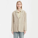 Eleganter Khaki-Blazer für Damen