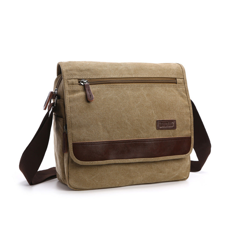 Men's Casual One Shoulder Messenger Canvas Bag - Dazpy