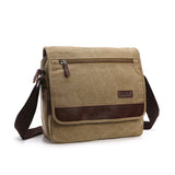 Men's Casual One Shoulder Messenger Canvas Bag - Dazpy