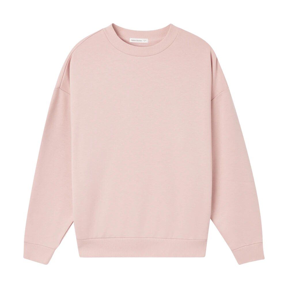 Lässiges Damen-Sweatshirt aus Baumwoll-Polyester-Fleece für den Winter