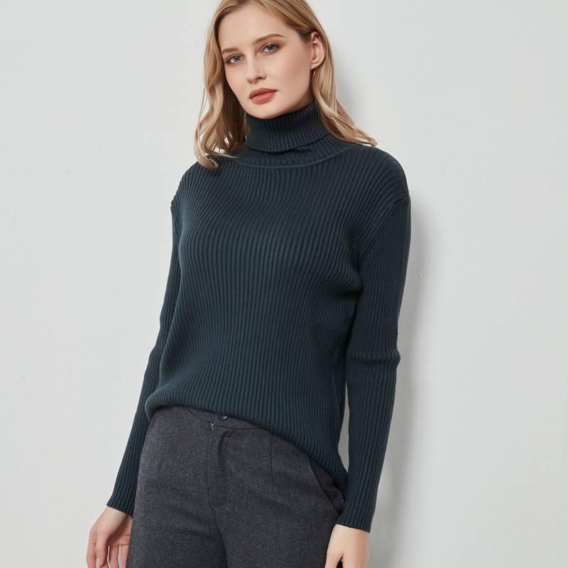 Rollkragenpullover mit langen Ärmeln für Damen