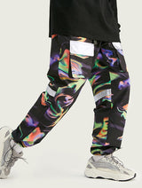 Buckle streamer sweatpants