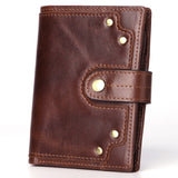 Men's high-end suede leather business wallet - Dazpy