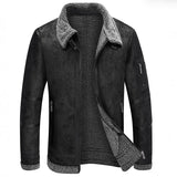 Men's Autumn And Winter Fleece-lined Thickened Fur Jacket