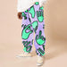 Trousers Loose Mid-waist Printed Fall   For Men