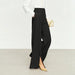 Winter Casual Chic Weite Hose mit hohem Schlitz