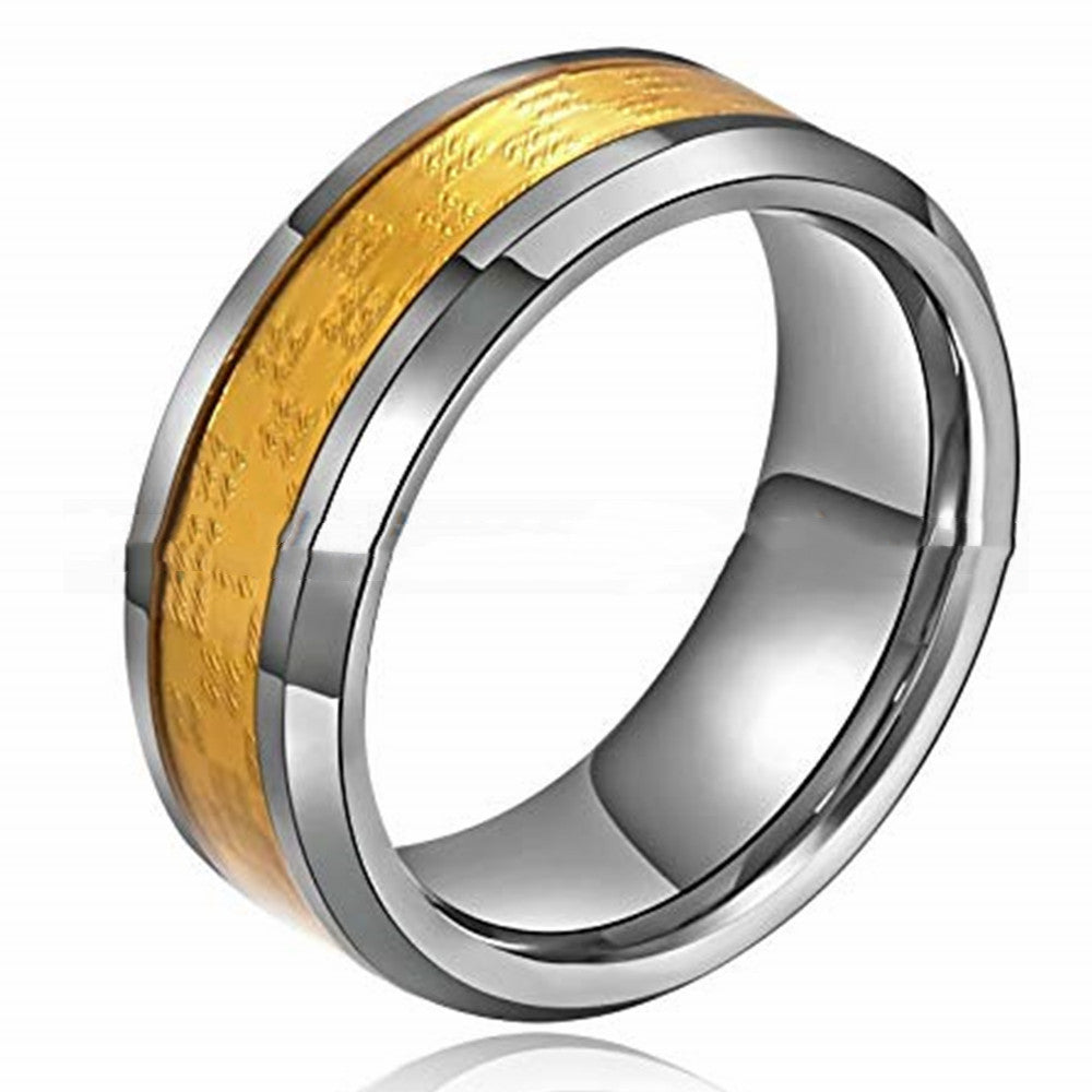 Fashion Tungsten Ring Kimber Men - Dazpy