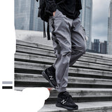 Men's Fleece Thickened High Street Loose Casual Pants Trousers