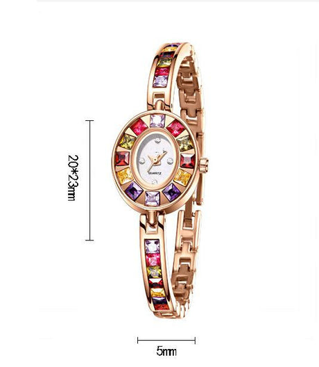 Women Watch Famous Luxury Brands Small Dial Waterproof - Dazpy