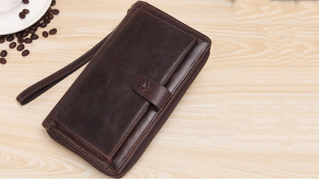 Men's Small Bag Business Men Leather Wallet - Dazpy