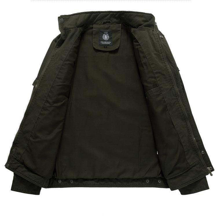 Men's Jacket Military Cargo Plus-size Casual Coat