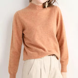 Wool Neck Pullover Classic and Cozy Sweater