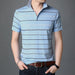 Men's spring and summer striped short sleeves