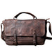 Retro Distressed First Layer Cowhide Shoulder Bag Messenger Bag - Dazpy