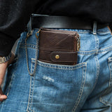 Antimagnetic leather wallet - Dazpy