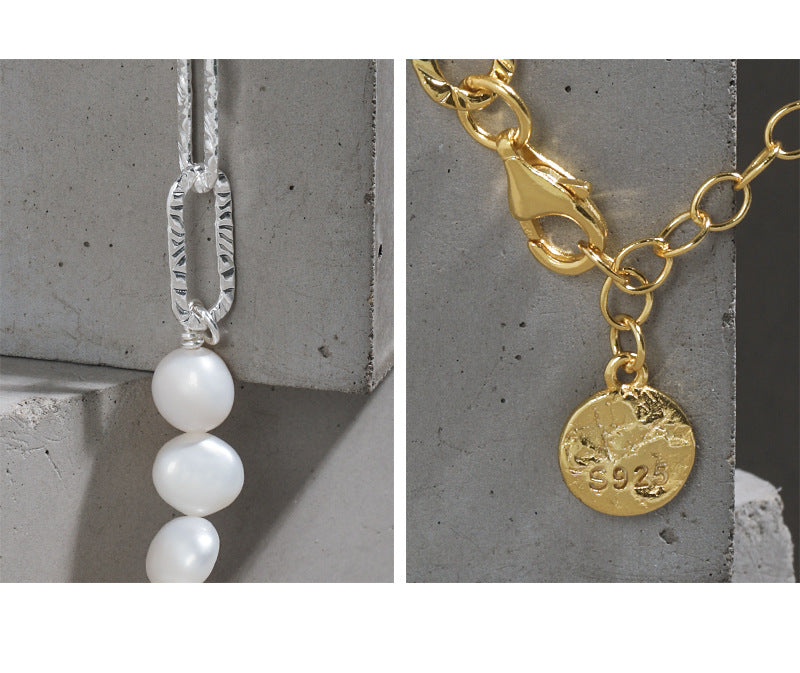 Fashion Baroque Water Pearl Chain Texture - Dazpy