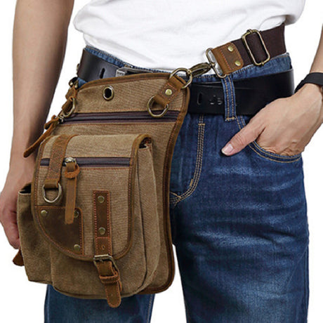 Men's Canvas Fashion Casual Shoulder Messenger Bag - Dazpy