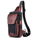 Men's First Layer Cowhide Fashion Casual One-shoulder Messenger Bag - Dazpy