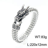 Stainless Steel Cast Animal Series Vintage Jewelry Bracelet - Dazpy