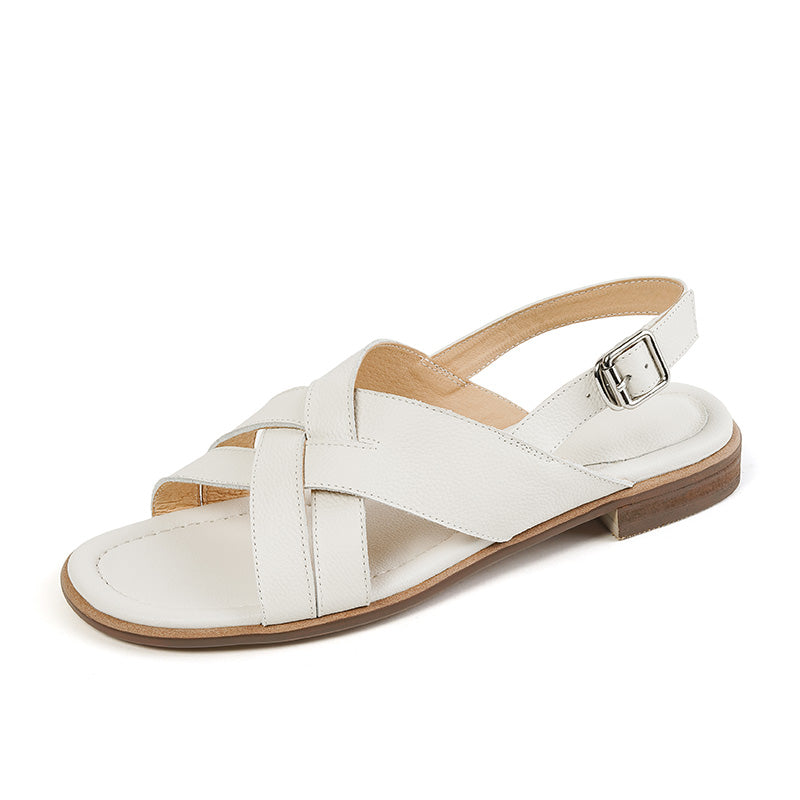 Chic & Comfy Genuine Leather Women's Sandals