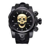 Men's Sports Fashion Skull Pattern Waterproof Watch - Dazpy