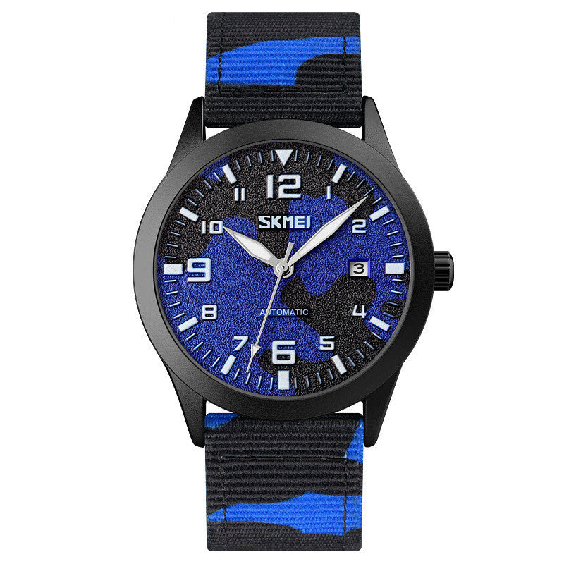 Sport Camo Nylon Strap Automatic Mechanical Watch - Dazpy