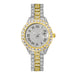 Diamond Inlaid Waterproof Calendar Full Bore Luminous Women's Quartz Watch - Dazpy