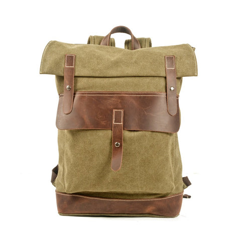 Outdoor Military Canvas Backpack For Outdoor Travel - Dazpy