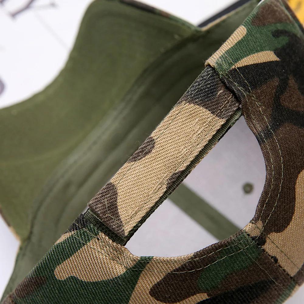 Gorra de béisbol militar táctica con camuflaje