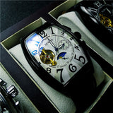 Barrel Tourbillon Automatic Mechanical Watch Men's Waterproof Luminous - Dazpy