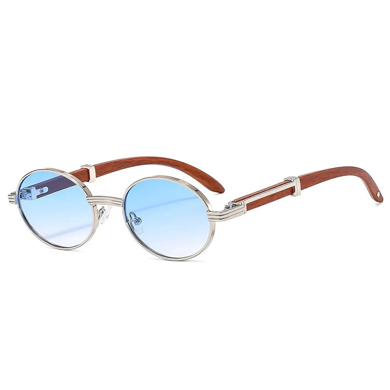 Ovale Sonnenbrille mit Verlaufsgläsern im Retro-Look – stylische Brillen für Modebegeisterte