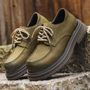 Mocasines casuales de lujo con aumento de altura para hombre