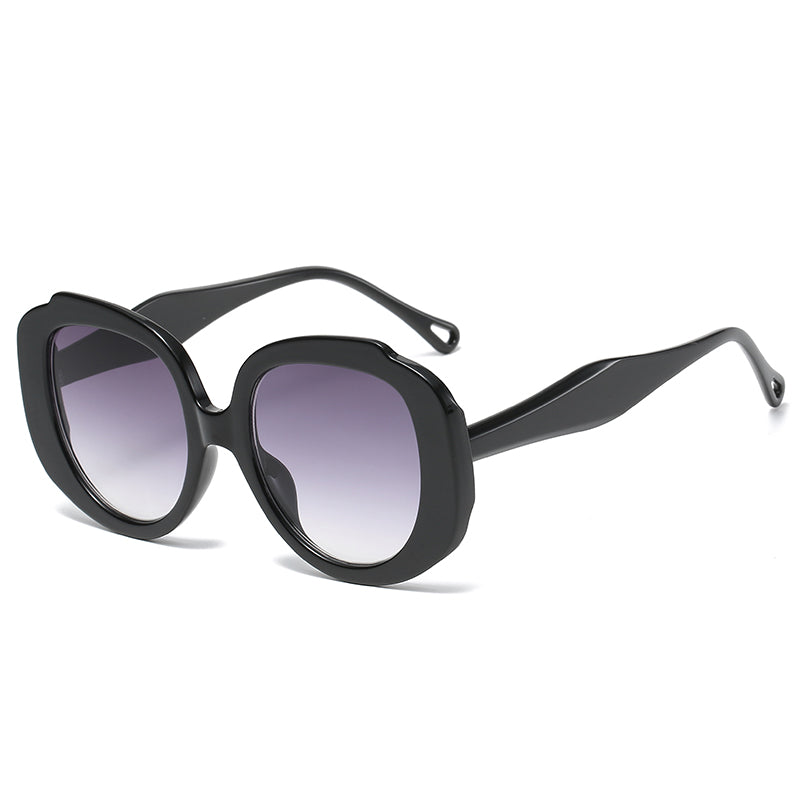 Gafas de sol ovaladas de gran tamaño para mujer