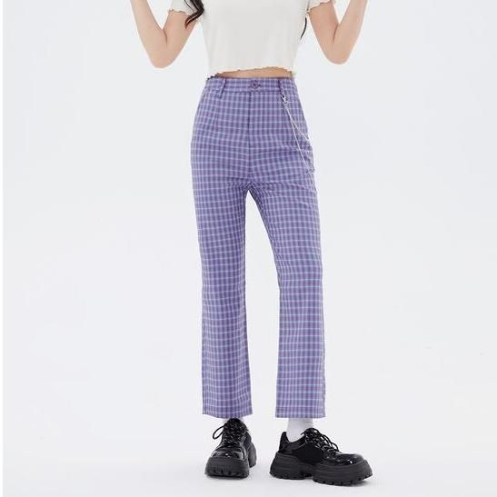 Autumn Elegance High-Waist Flare Pants